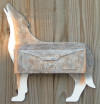 Howling Wolf Wall mount mailbox