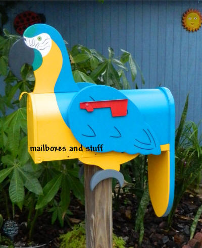 Macaw Mailbox