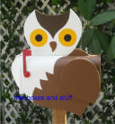 Owl Mailbox .. whimsicl OWL mailbox for anyone who loves owls ! Graet gift idea