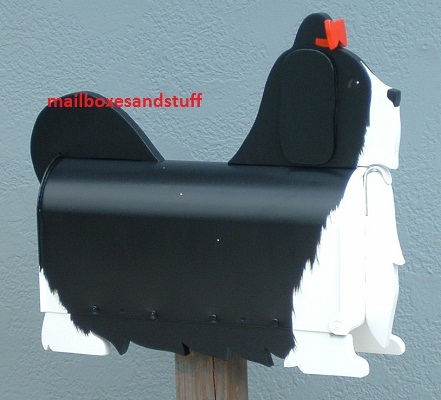 Shih Tzu Mailbox with top knot an bow