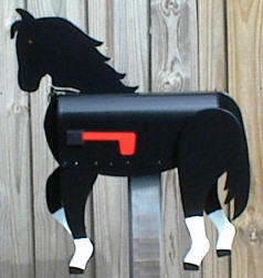 Horse Mailbox , let us custom paint a mailbox like your horse
