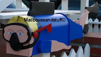 Scuba Diver Mailbox ©