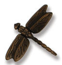 Dragonfly Doorbell oiled bronze