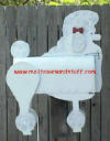 White Poodle Mailbox by Mailboxes and Stuff