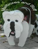 Bella custom painted Bulldog mailbox