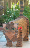 Buddy ... brown striped tabby cat mailbox