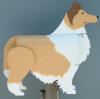 Hand painted Collie Mailbox ... GREAT gift idea for Collie Lovers. Dog mailbox