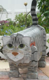  Cat Mailbox custom painted like Mystic