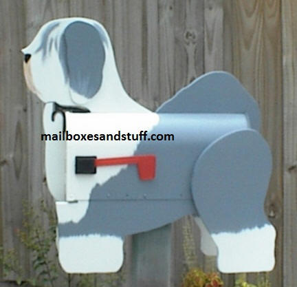 Sheep Dog mailbox