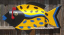 Speckled Tropical Fish mailbox