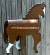 Hand Painted Horse Mailbox