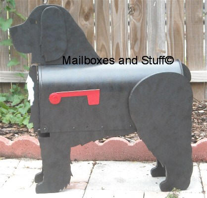 custom made, hand painted Cockapoo mailobx, cockapoo lover mailbox