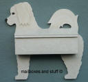 Goldendoodle Wall mount mailbox