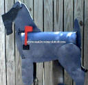 Kerry Blue Terrier Mailbox, dog mailbox
